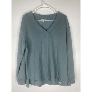 Orvis V Neck Dropped Shoulders Sweatshirt 1720418 (F23) Relaxed Fit Ladies Large